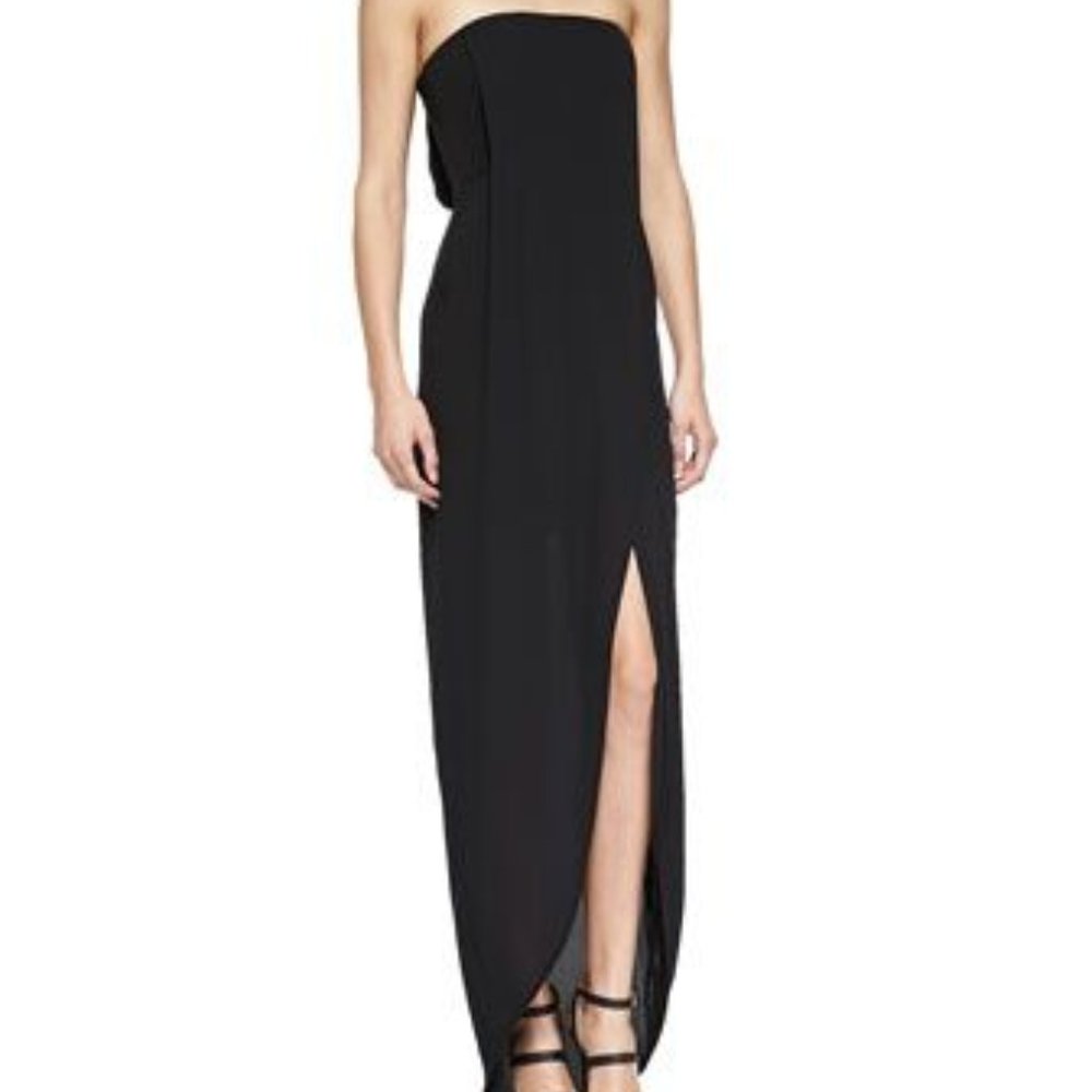 BCBG Maxazria jesse draped prom dress gown